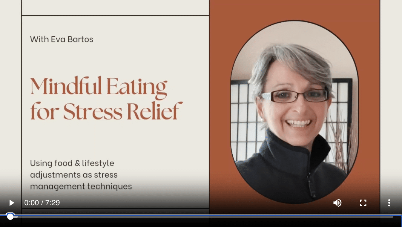 Mindful Eating for Stress Relief by Eva Bartos